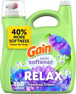 Liquid Fabric Softener (Fabric Conditioner), Relax, 127 fl oz, 188 Loads