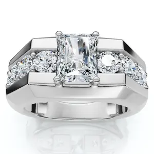 Aossio Majestic & Luxury Men's Statement Ring, Ideal for Milestone Celebrations, High Fashion