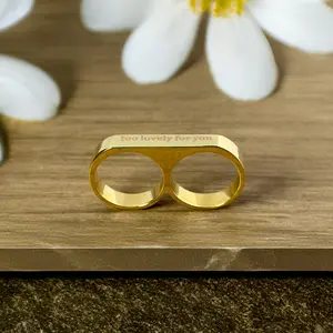 Simple Two Finger Ring, Jewelry Lovers, Accessorize Your Life
