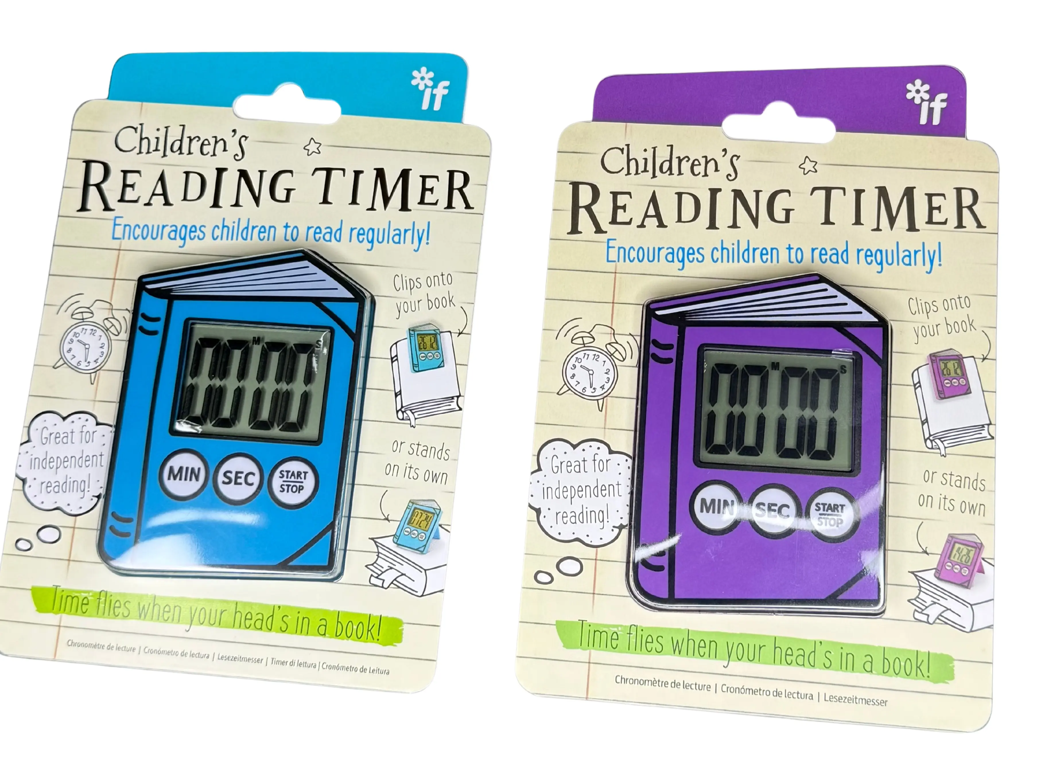 Children's Digital Reading Timer, Educational Learning Device for Kids