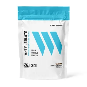 Whey Protein Isolate - 26g Of Grass Fed Protein with Added Digestive Enzymes Prohydrolyase for Rapid Digestion and Stomach Ease - 30 Servings