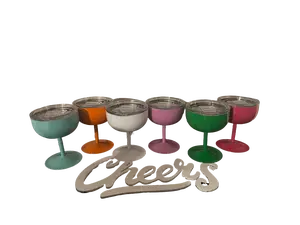 4oz Stainless Steel Wine Goblet Tumbler Colorful Double Wall Cocktail Goblet with Lid Drinkware tumbler  cup