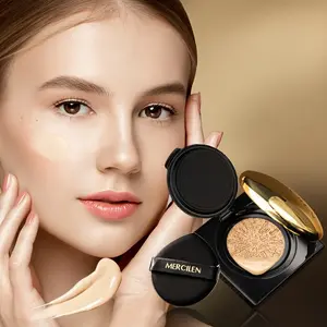 Mercilen Water Moisturizing Cushion Bb Cream 15g+15g, Brightening Concealing, Isolation Hydration, Even Skin Tone, Low Allergenic