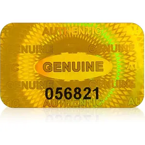 1200 count  Tamper Proof Hologram Stickers Warranty Void Seal   Labels with Numbers(1x0.6inch)
