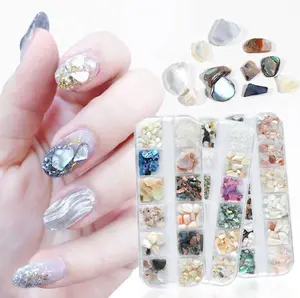 Fashion Seashells Jewelry 3D Charms Nail Art Design HB
