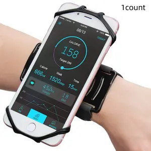 Adjustable Wristband Phone Holder, 360° Rotatable Wristband Phone Holder, Sports Wristband for Running, Hiking, Cycling