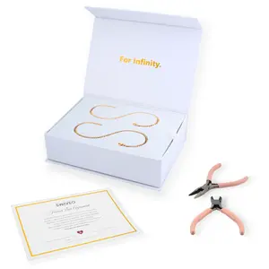 Swaveo Permanent Bracelet Kit - DIY Tools Included - Romantic Date Night - Perfect Couples Activity - Long Distance Relationship Gift - For Infinity Bracelets