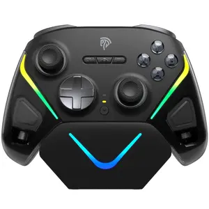 D10  Controller with   Dock - TMR Anti-Drift Joysticks, Dual-Mode Hall/Tactile Triggers, 1000Hz Polling, Mechanical Buttons, RGB Lighting - /2.4G Gamepad for PC// 2/iOS/Android
