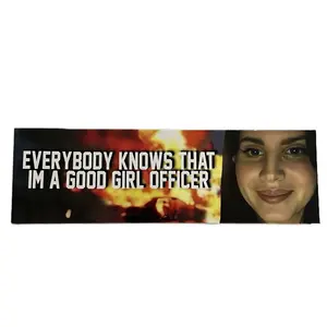 Lana Bumper Magnet - Everybody Knows That I'm a Good Girl Officer Text Design