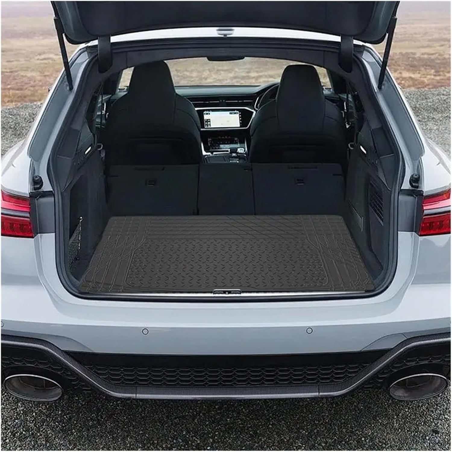 47.2*31.5in Car Cargo Liner All Weather Heavy Duty Trunk Liner Trimmable Floor Mat Universal Automotive Trunk Protection Mat for Cars SUVs Trucks