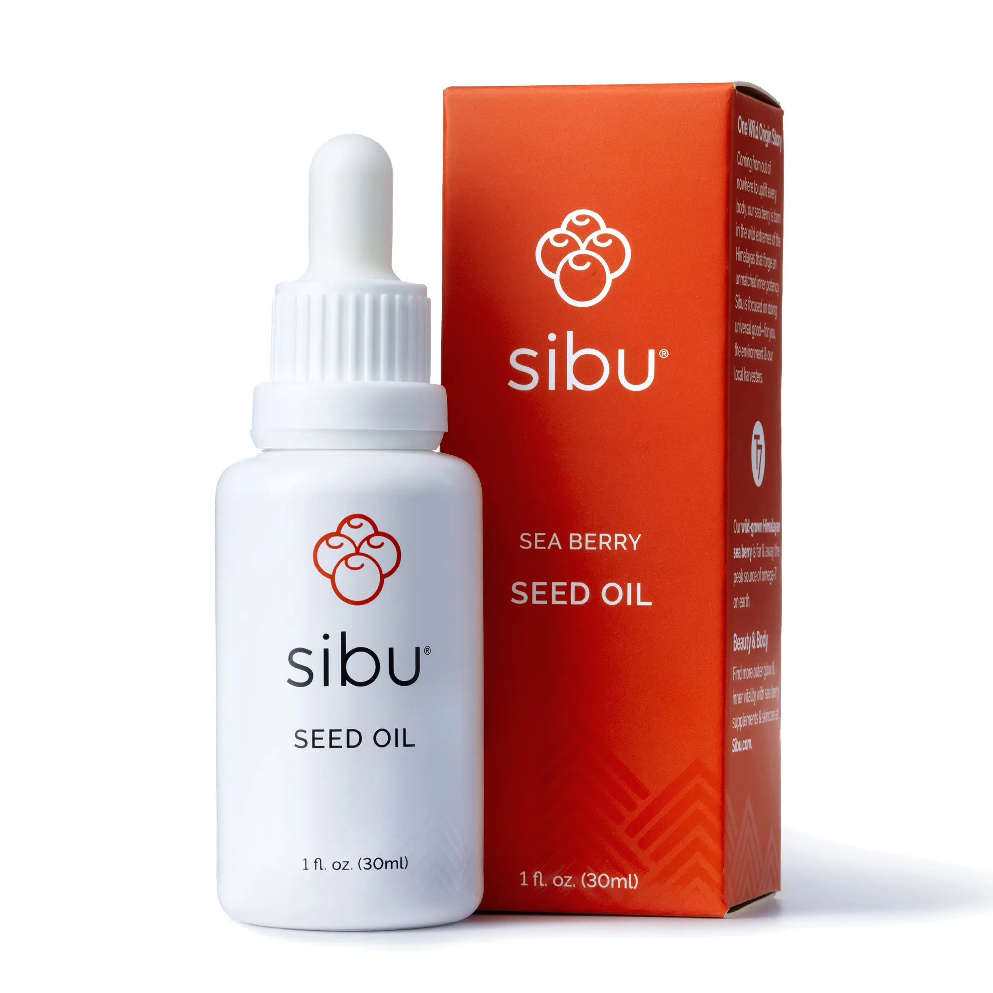 SIBU Sea Buckthorn Seed Oil 100% USDA Organic Promotes Tissue Healing & Repair, Calms Red Inflamed Skin, Sensitive Skin, Problematic Skin, Prevent Breakouts, Alleviates Chronic Dry Skin