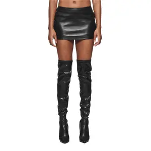 Leather Mini Skirt