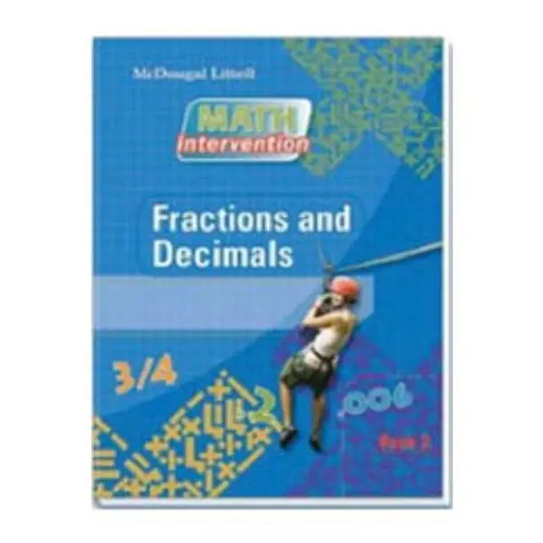 USED-Algebra Readiness, Book2: Fractions and Decimals by McDougal Littell (Paperback)