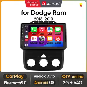 Junsun Car Radio for Dodge Ram 2013 2014 2015 2016 2017 2018 Android Stereo 9 inch touch screen Wireless Carplay Auto GPS navigation multimedia video player