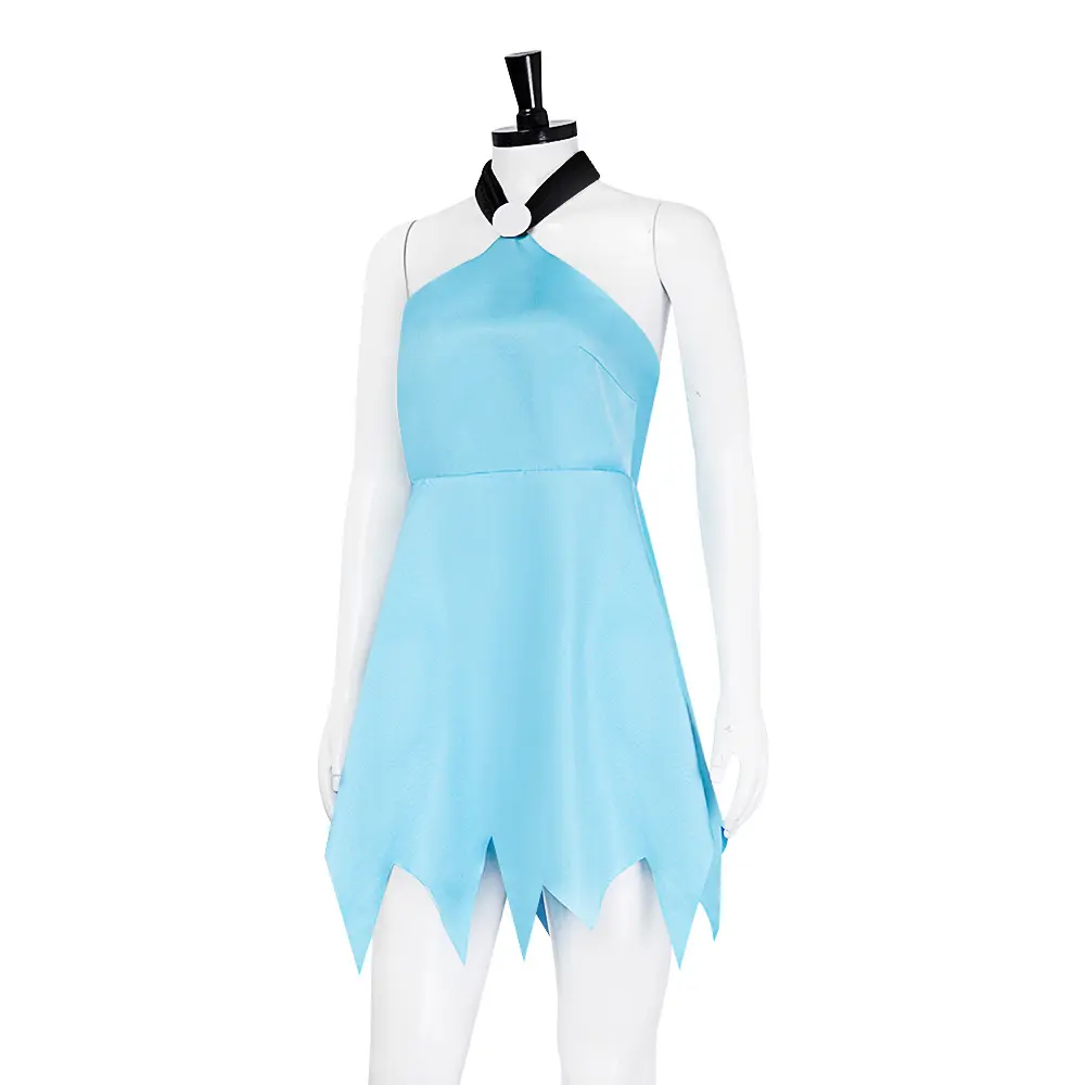 Fitted Basic Casual Flintstones Betty & Wilma Women's Cosplay Dress - Special Clothing, Cartoon Halloween Costume, Women's Cosplay Accessories, Accessories For Women