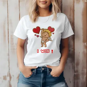 I won, Funny Valentine's Gift, Valentine's Day Shirt, Cute Valentine's Shirt, Valentine's Day Gift, Couples Shirt, Funny Valentine's Shirt