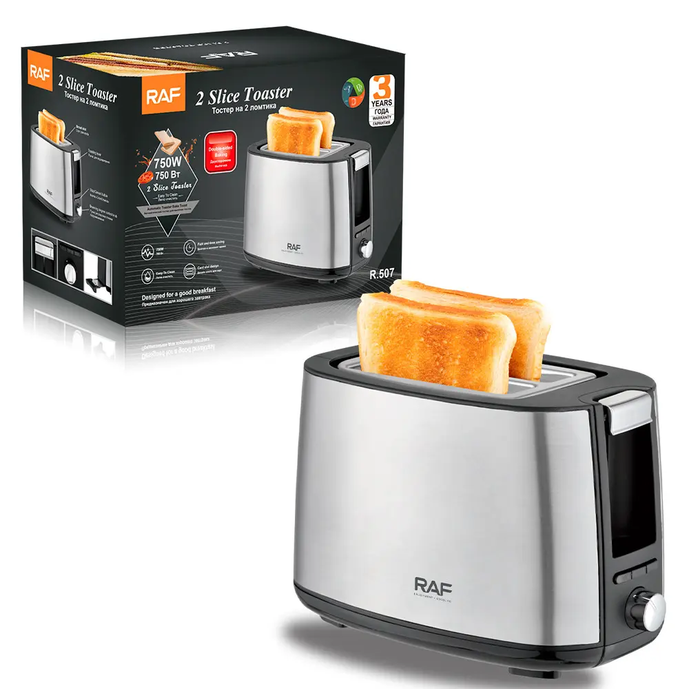 Double Layer Household Toaster - Multifunctional Breakfast Sandwich Maker, Compact, Polypropylene Construction, Even Heating, Small Footprint