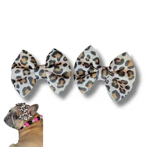 Leopard Mini Sugarplum Bows - Bows for all short-haired pets - Accessories for dogs