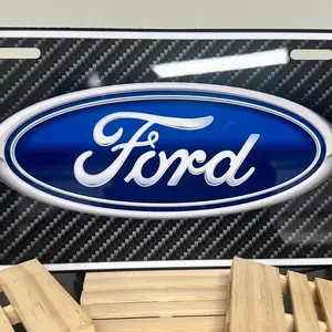 Ford Aluminum License Plate Frame