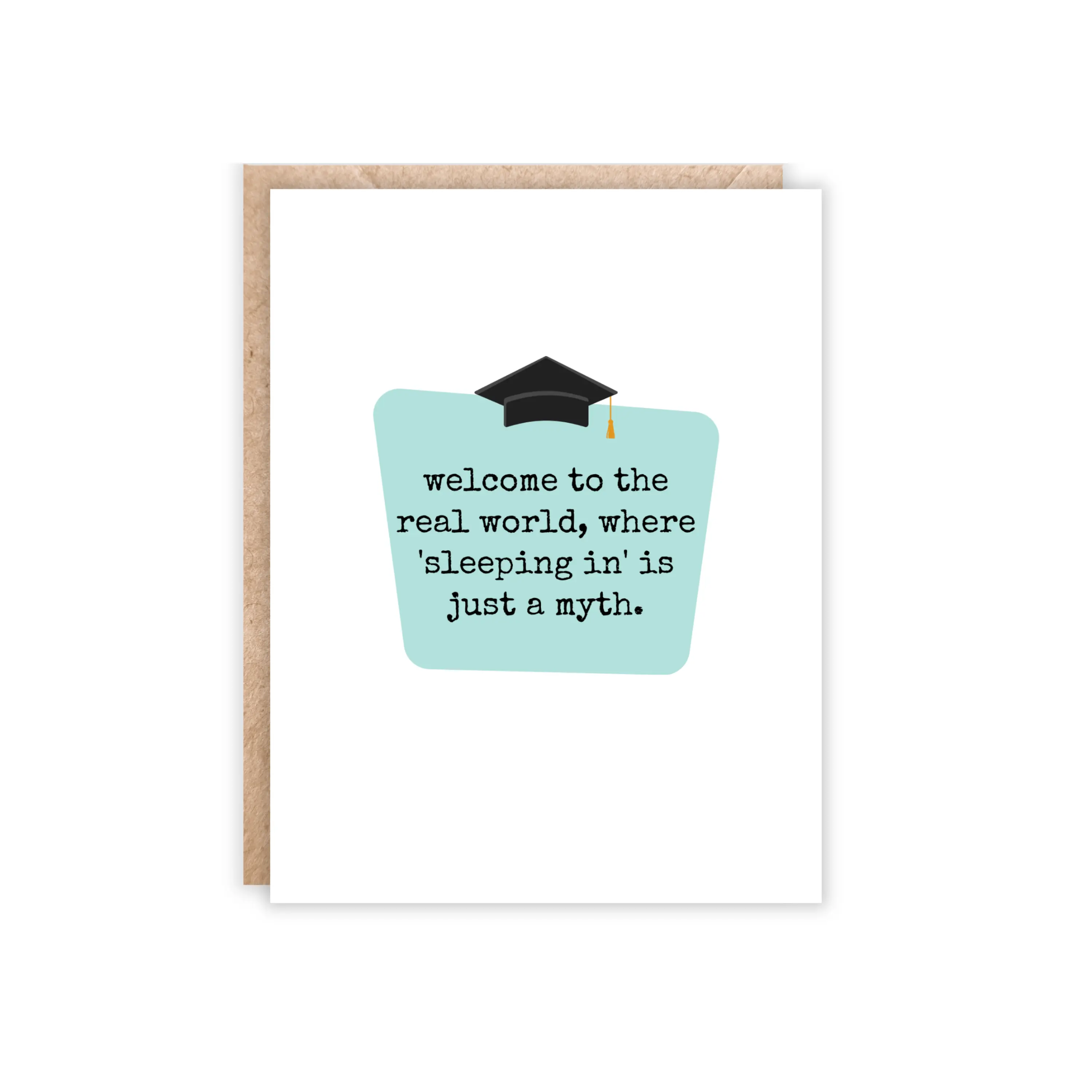 Welcome to the Real World Graduation Card
