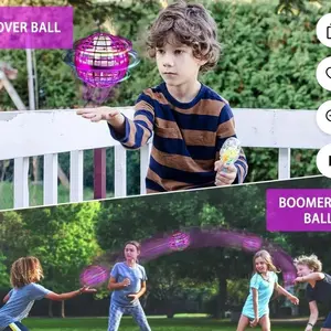 Flying Ball Toys Hover Orb - 360°Rotating LED Lighting Effects, Safe for Kids, Teens, Adults, Indoor/Outdoor