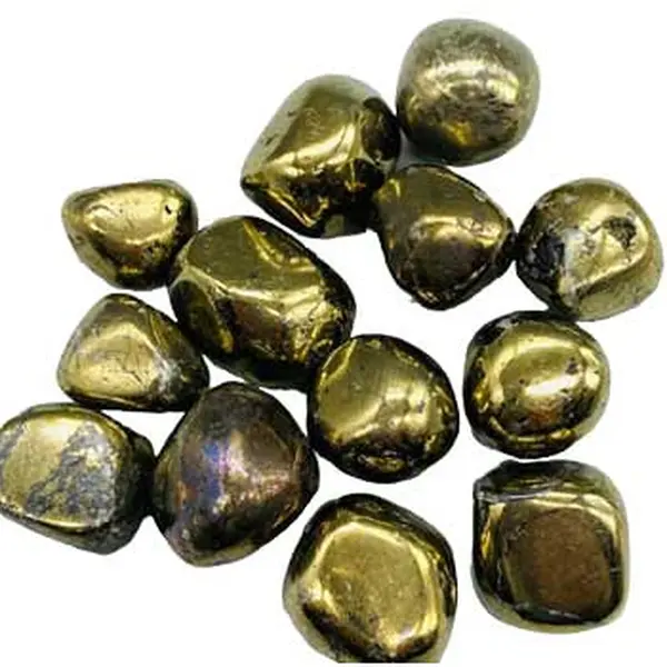 Chalcopyrite Tumbled Stones 1 lb Peacock Ore Abundance Crystal