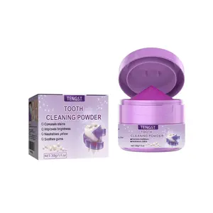 TENGST - Dirty Mouth Toothpowder, Tooth Cleaning Powder, Flavored Essential Oils with Natural Kaolin & Bentonite Clay, Good for 200+ Brushings, Organic, Vegan