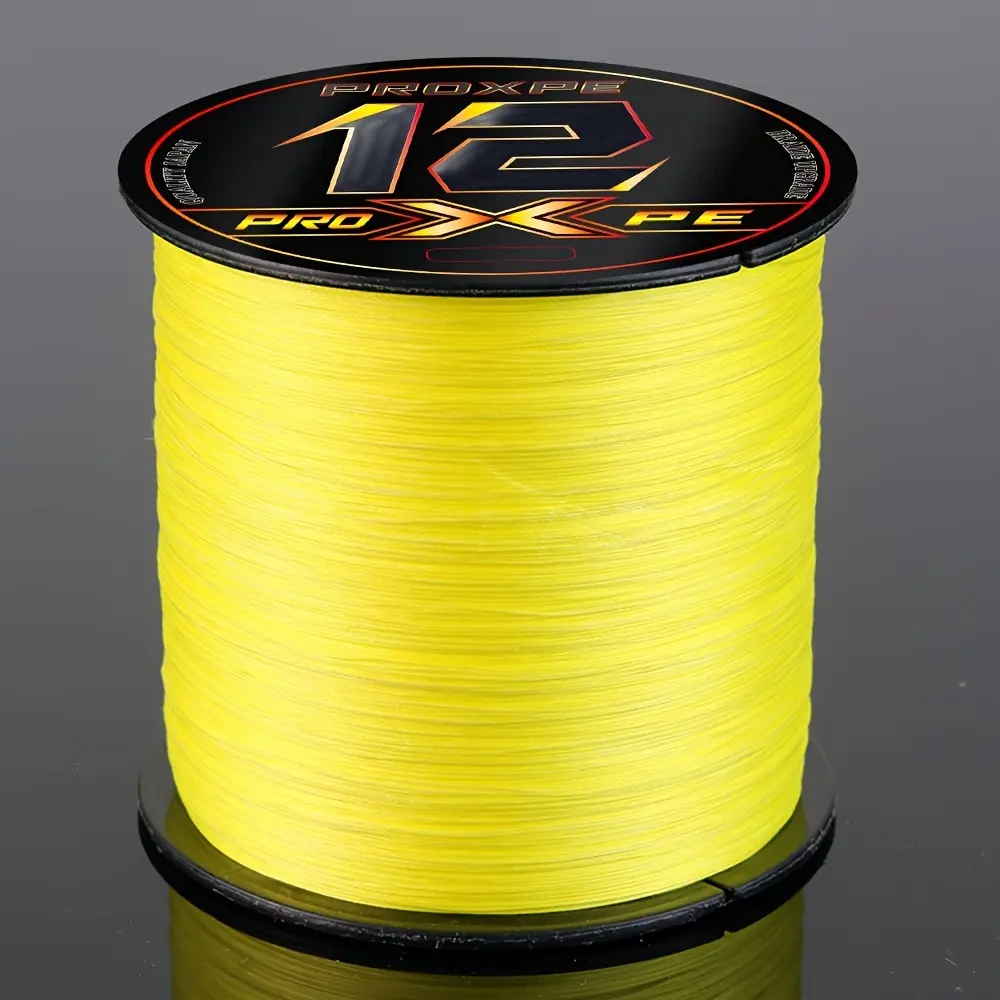 Proxpe X12 Braid Fishing Line, Smooth Japanese Pe Material, 300m Durable Fishing Line, 120lb Test Strength, Ideal for Bass & Trout Fishing, Fishing Tackle, Braided Line