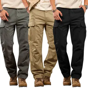 American Retro Cargo Pants with Flap Pockets - Timeless Workwear Style for Urban & Outdoor Adventures