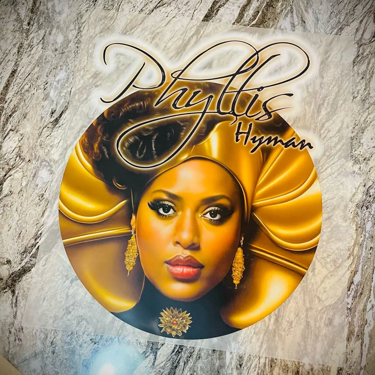 Phyllis Hyman DTF Trasnfer Sheet