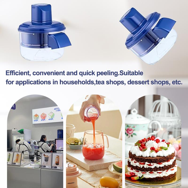 Electric peeler, automatic peeling tool, rechargeable home commercial outdoor smart peeler, suitable for grapes, garlic, tomatoes, potatoes,Type-C charging, kitchen gadgets， cherries, easy to clean, quick peeling