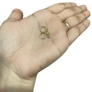 Women's Cute GP Round Metal Coating Earrings - Dainty Fashion Jewelry, Trendy Jewelry, Simple Design, Lightweight, Ideal for Everyday Wear, Fashionable Accessories