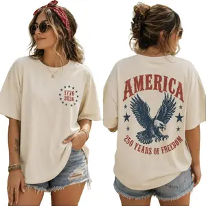 America Eagle Shirt, 250th Anniversary Tee, Patriotic Western Shirt, 250 Years of Freedom T-Shirt, Fourth of July Shirt, 4th Of July Gifts For Her Him