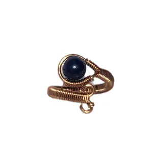Adjustable Gemstone Ring Birthday Daily Engagement Anniversary Wedding Auspicious