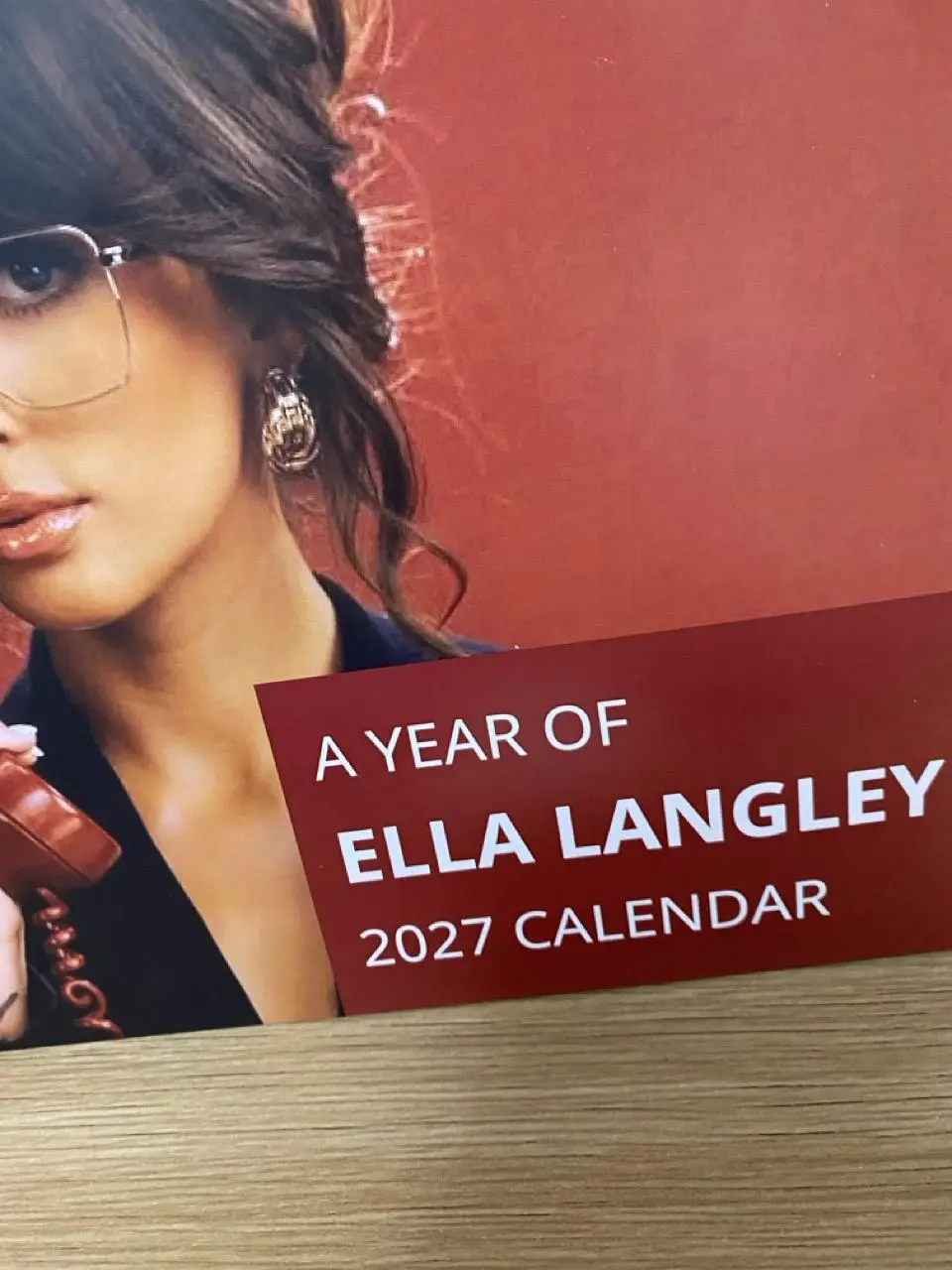 Ella New Version Calendar 2027 | Langley Wall Calendar | Girls Gift | Fan Decor | Cute Desk Calendar