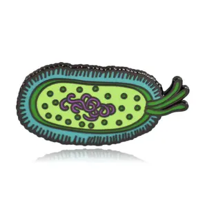 Bacteria Cell Hard Enamel Pin