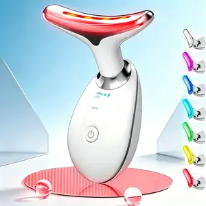 Cotsoco 7 Color LED Facial & Neck Massager | Multi-Purpose Skin Care Device for Face, Neck & Leg, Ideal Gift for Women & Mom mother's day