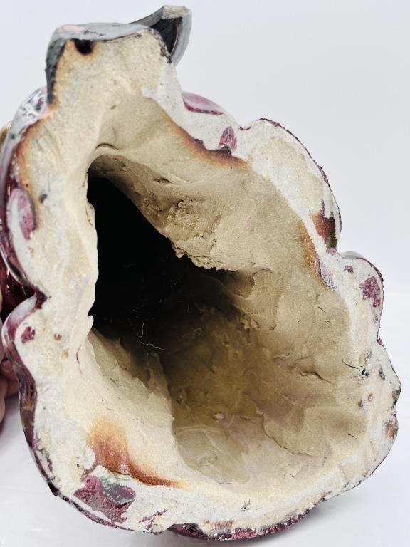 Vintage Chinese Shiwan Ceramic Sculpture of Guan Yu Created by Zhuang Jia in the 1970s Handcrafted Artpiece