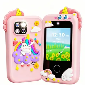 Kids Smart Phone Toys, Birthday Gifts Idea Dinosaur Toys for 3 4 5 6 7 8 Year Old Boys, Touchscreen HD Digital Dual Video Camera, Preschool Learning Toy for Kids 3-5 Travel Trip Activity