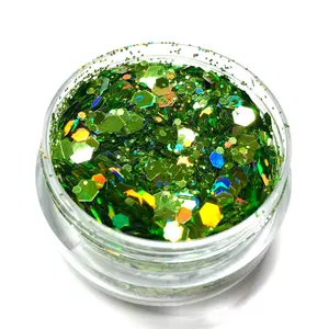GLITTER – Goosebumps (Green)  8g Nail Art Glitter