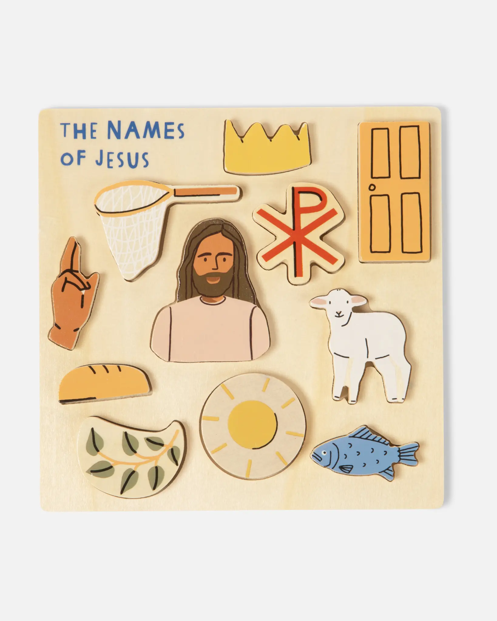 Jesus Wooden Puzzle Wood Puzzles Toddler Puzzles 