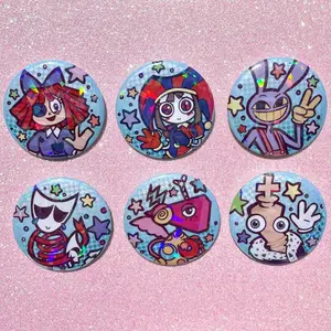 Digital Circus Button Pin Button, TADC Pin Accessories