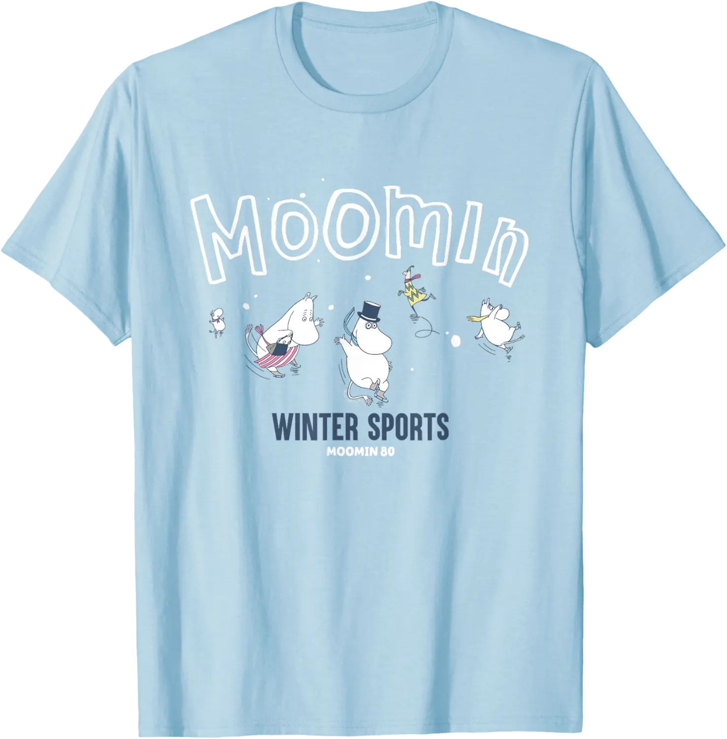 Moomin Festive Winter Sports T-Shirt - Cordariu Shop 83B0DSQ8VMMY