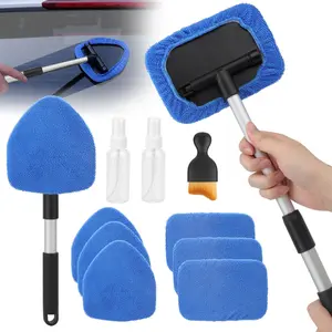 Windshield Cleaning Tool Kit Car Window Glass Wiper Cleaner Brush Reusable