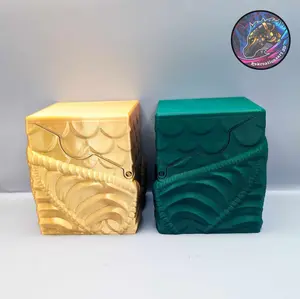 Dragon Themed Deck Box 3D Printed - Pokemon Cards, MTG, RPG, Role Playing Games