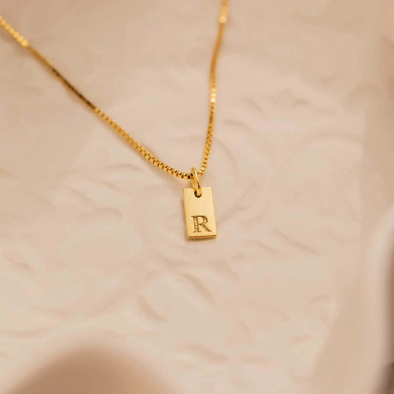 Dainty Initial Necklace for Women, 14K Gold Plated Letter Pendant, Trendy Jewelry, Elegant Personalized Gift, Mother’s Day Gift
