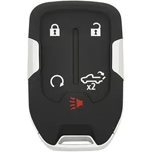 WOAOW Replacement Key Fob Cover Shell fit for Chevy Silverado GMC Sierra 1500 2500HD 3500HD 2019-2022 Keyless Entry Remote Control Key Fob Case