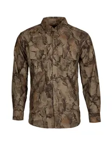 Natural 7 Button Flannel Shirt