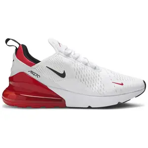 Nike Air Max 270 White Black University Red BV2523-100 Men's Fashion Shoes New