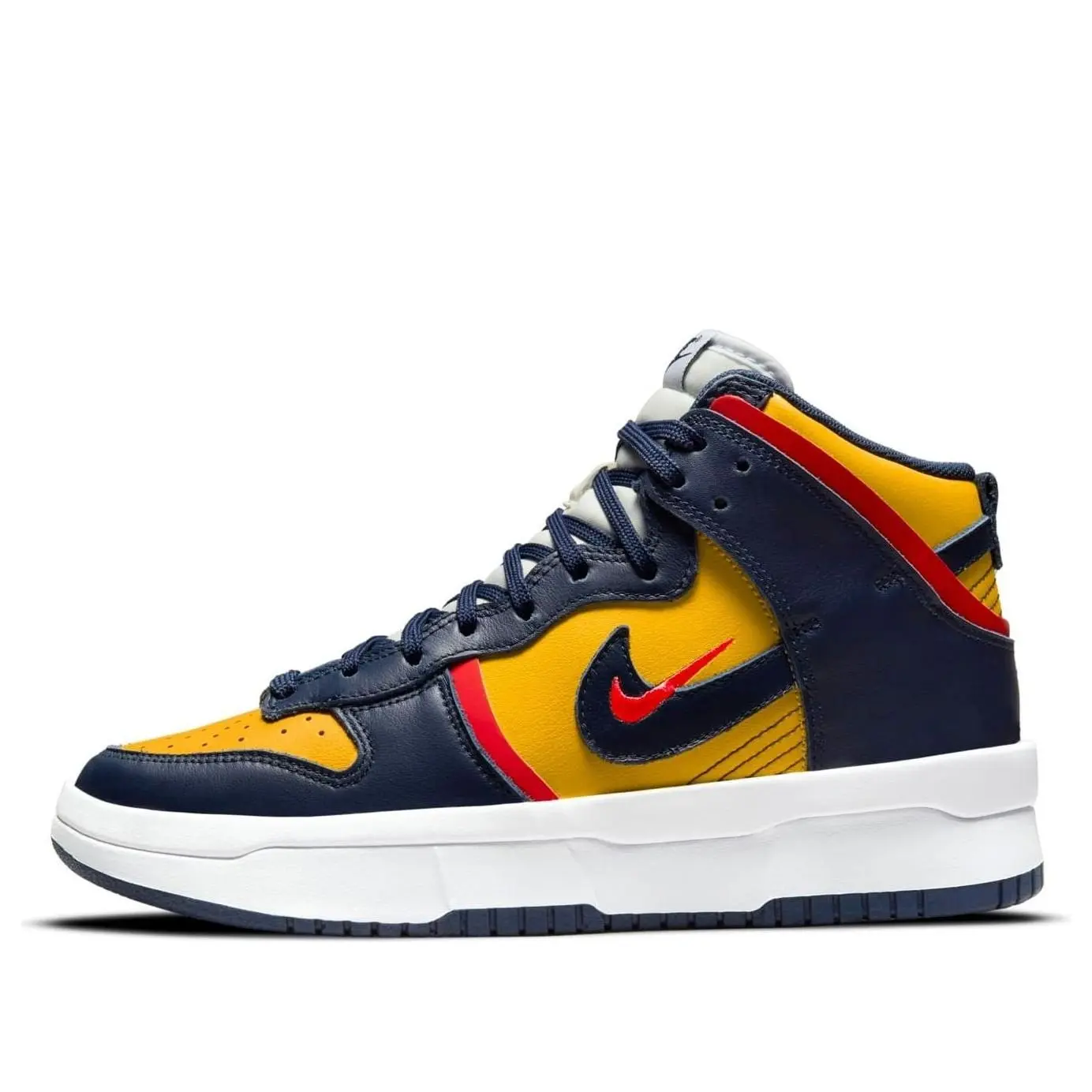 (WMNS) Nike Dunk High Up Rebel 'Michigan' DH3718-701 (WMNS) Nike Dunk High Up Rebel 'Michigan' DH3718-701
